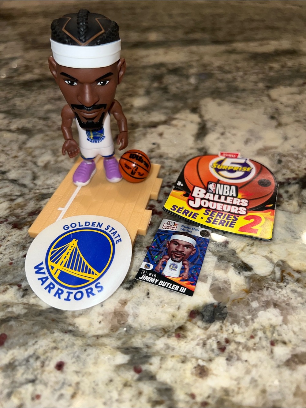 ZURU Ballers Series 2 Golden State Warriors Jimmy Butler Figure